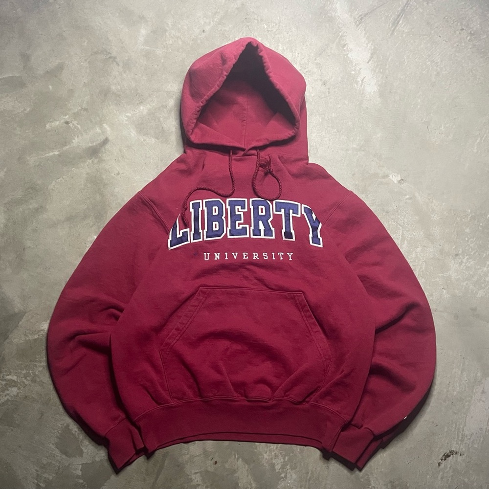 Liberty Red Sweater - Small, Y2K, Regular Fit